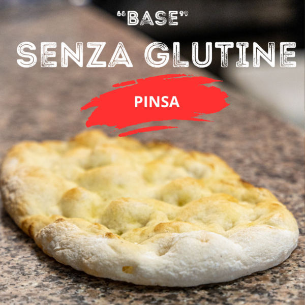 Base pizza senza glutine pinsa